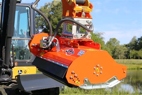 mini digger flail|flail mower for mini excavator.